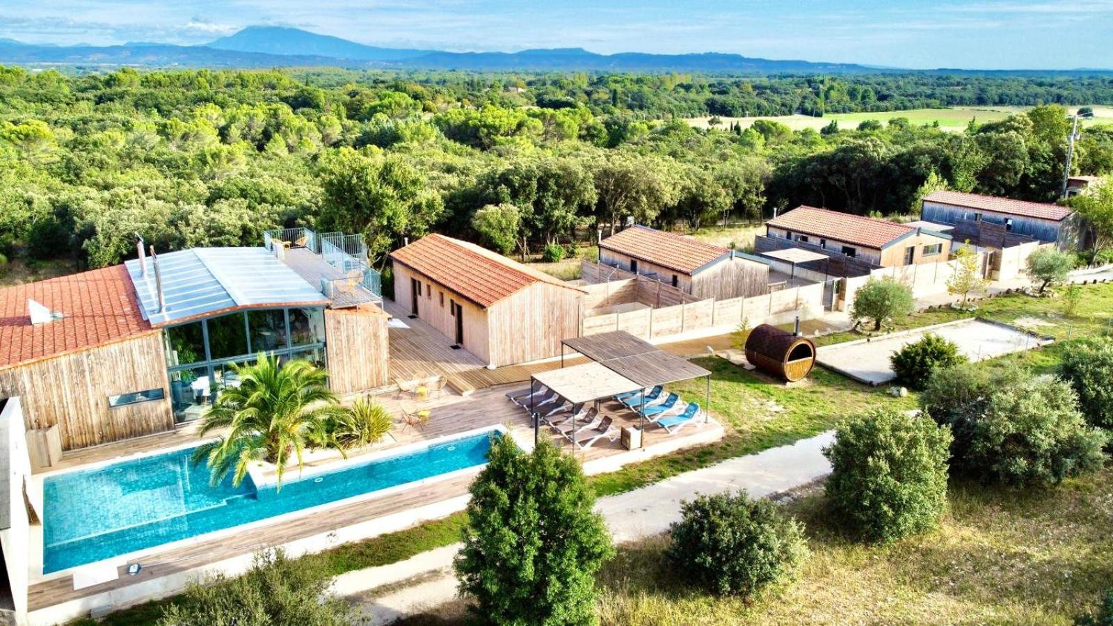 Nuiki Lodges - Chambres D'Hotes Montségur-sur-Lauzon Exterior foto